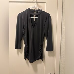 Charcoal Gray Blouse